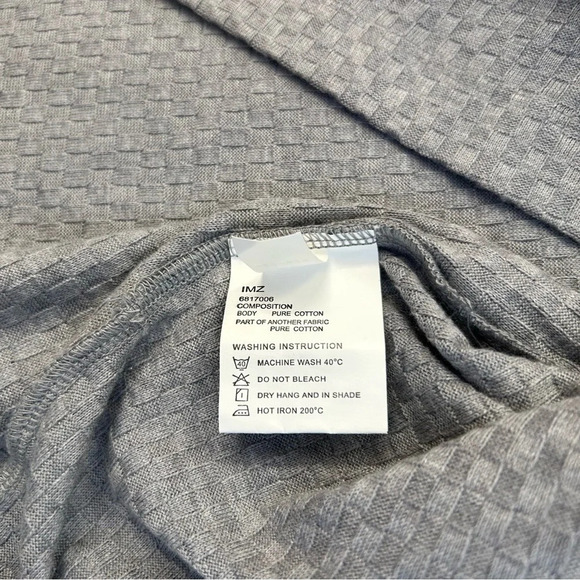 Intermezzo Long Sleeve Grey Shirt Size Large - Picture 6 of 10